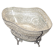 Silver Filigree Decorative Bowl