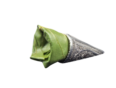 Silver Filigree Paan Holder (Betel Leaf Cone)