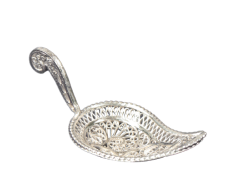 Silver Filigree Decorative Spoon